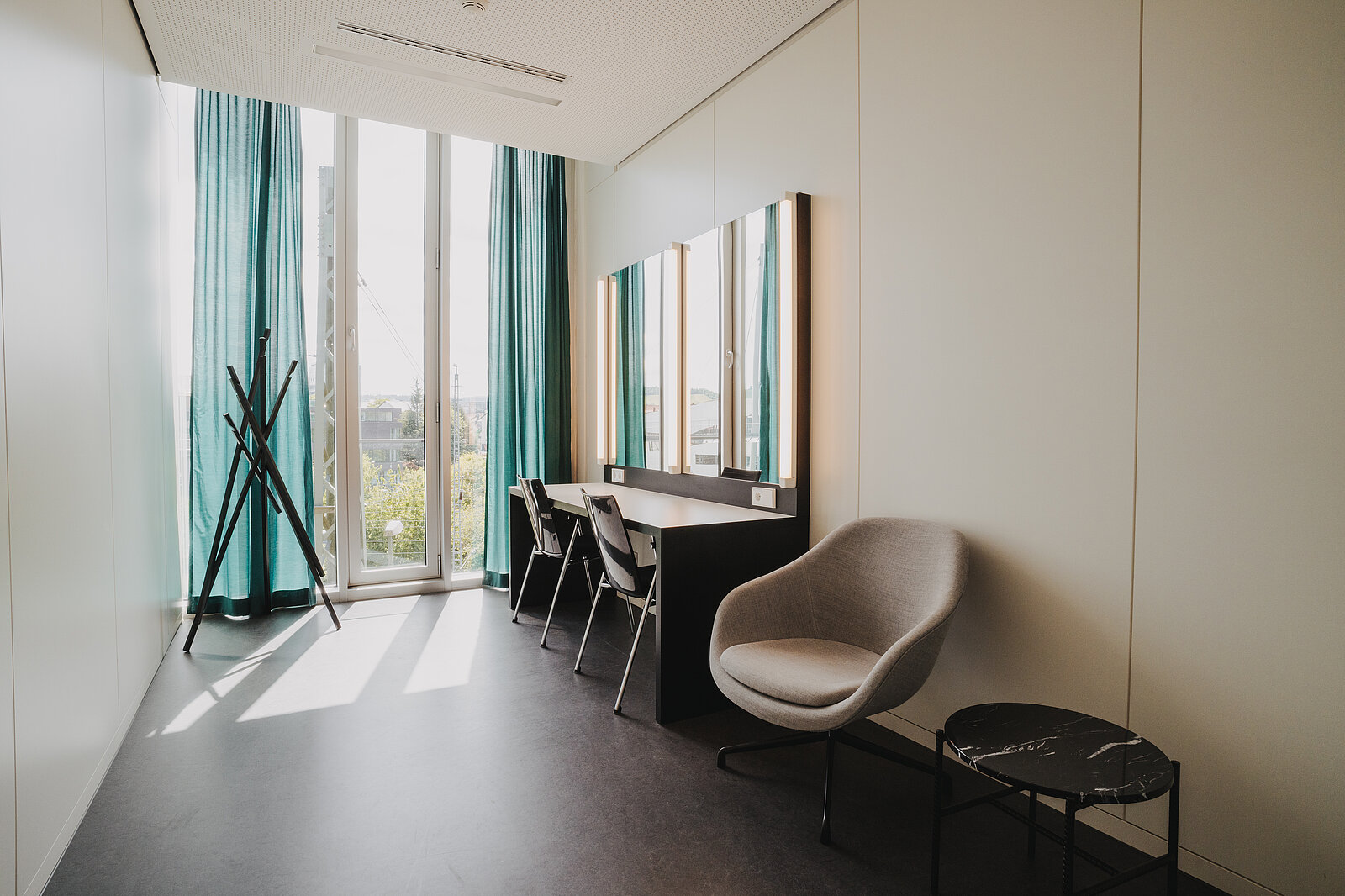 Foto von Einzelgarderobe